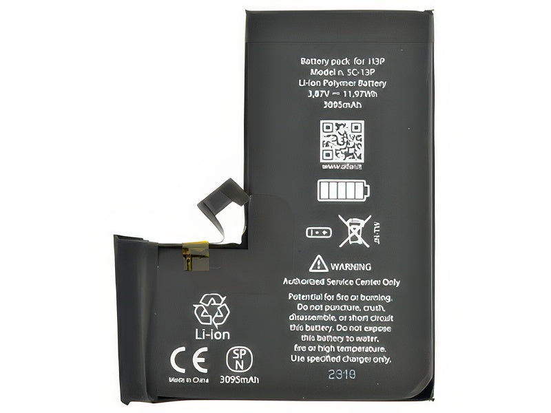 Batteria 3095 mAh qualità Premium Smart Celle AAA - Nuove zero cicli per Apple iPhone 13 Pro