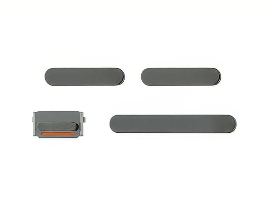 Set 4 Tasti esterni laterali completo Nero per Apple iPhone 13 Pro