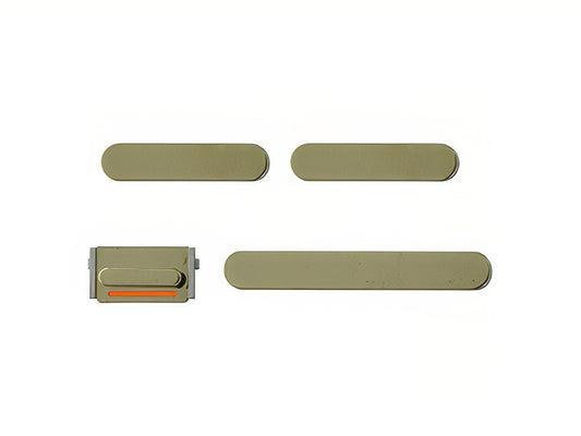 Set 4 Tasti esterni laterali completo Oro per Apple iPhone 13 Pro