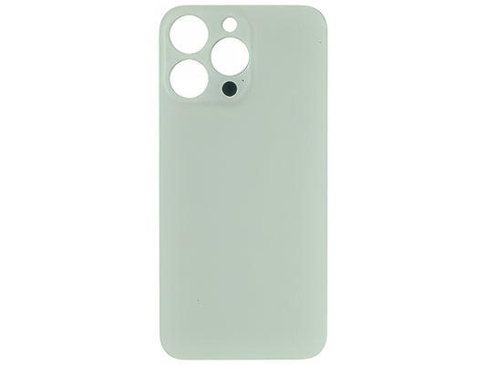 Vetrino Cover Batteria Bianco vers. "Big Hole" (foro camere più grande dell'originale) per Apple iPhone 13 Pro