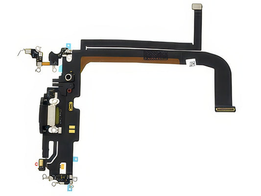 Flat cable + Connettore Ricarica + Microfono Nero senza logo per Apple iPhone 13 Pro Max