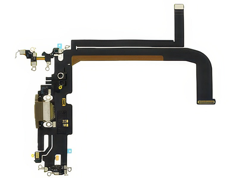 Flat cable + Connettore Ricarica + Microfono Oro senza logo per Apple iPhone 13 Pro Max