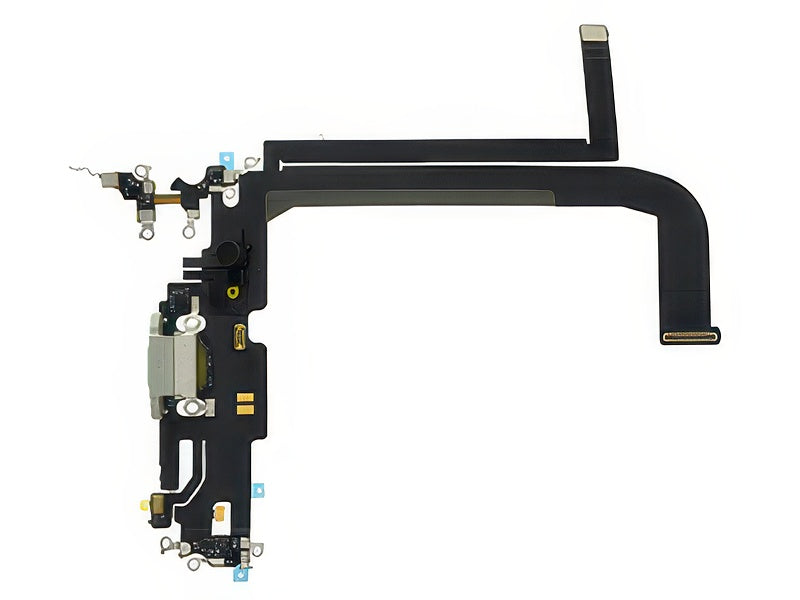 Flat cable + Connettore Ricarica + Microfono Bianco senza logo per Apple iPhone 13 Pro Max