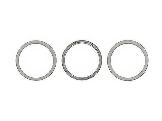 Anello Esterno Camera Posteriore Kit 3 Camere Bianco per Apple iPhone 13 Pro Max