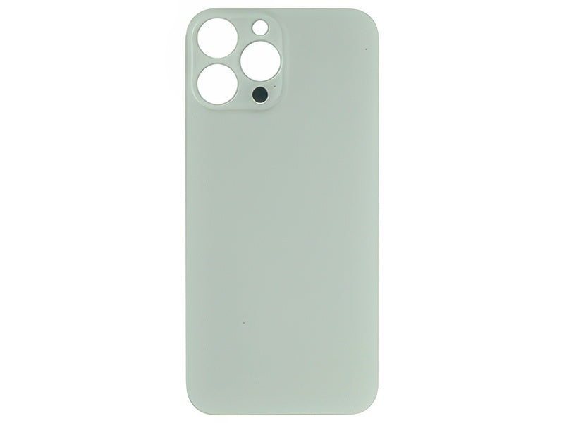 Vetrino Cover Batteria Bianco vers. "Big Hole" (foro camere più grande dell'originale) per Apple iPhone 13 Pro Max
