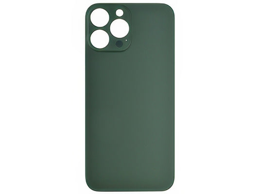 Vetrino Cover Batteria Verde vers. "Big Hole" (foro camere più grande dell'originale) per Apple iPhone 13 Pro Max