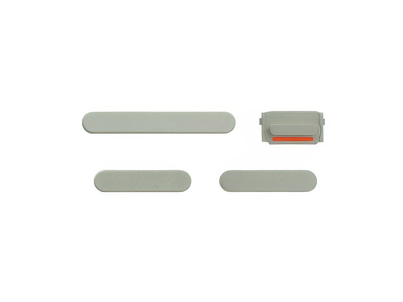 Set 4 Tasti esterni laterali completo Bianco per Apple iPhone 14 Plus