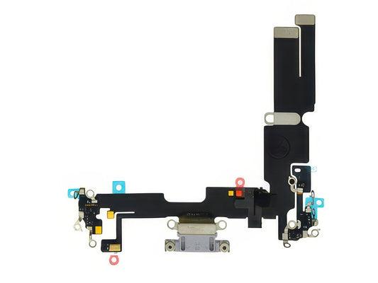 Flat cable + Connettore Ricarica + Microfono Viola senza logo per Apple iPhone 14 Plus