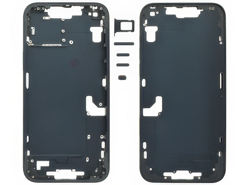 Frame in metallo + Tasti Laterali + Sportellino Sim Nero per Apple iPhone 14 Plus