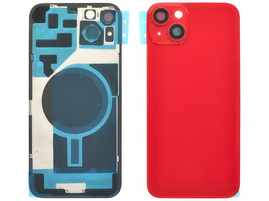 Cover Batteria + Vetrino Camera Rosso per Apple iPhone 14 Plus