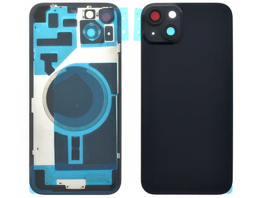 Cover Batteria Magnetica + Vetrino Camera Nero per Apple iPhone 14 Plus