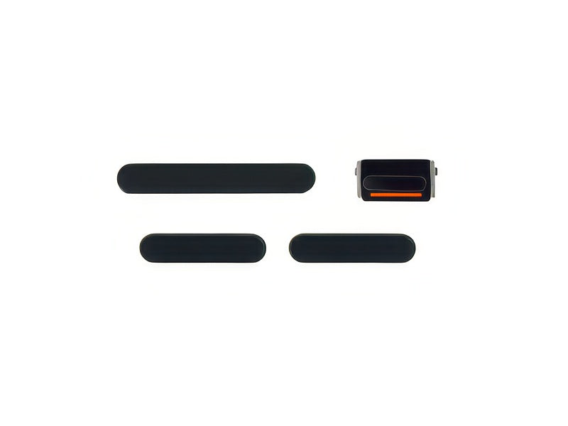 Set 4 Tasti esterni laterali completo Nero per Apple iPhone 14 Pro
