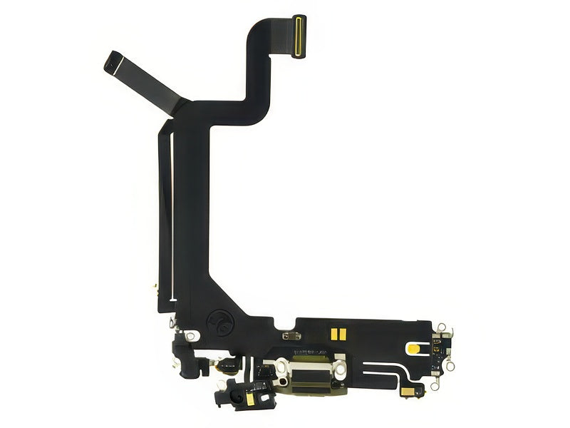 Flat cable + Connettore Ricarica + Microfono Oro senza logo per Apple iPhone 14 Pro Max