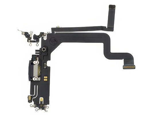 Flat cable + Connettore Ricarica + Microfono Viola senza logo per Apple iPhone 14 Pro Max