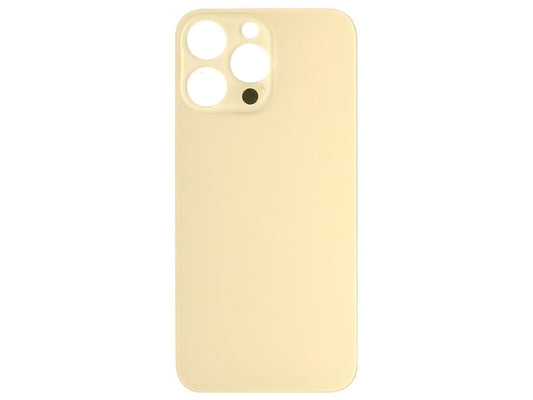 Vetrino Cover Batteria Oro vers. "Big Hole" (foro camere più grande dell'originale) per Apple iPhone 14 Pro Max