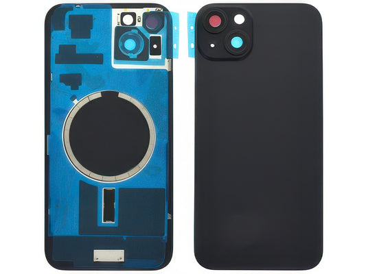 Cover Batteria Magnetica + Vetrino Camera Nero per Apple iPhone 15 Plus