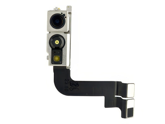 Flat cable + Camera Frontale + Sensore Recuperare e saldare sensore Originale per Apple iPhone 15 Pro Max