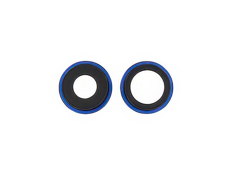 Anello Esterno Camera Posteriore Kit 2 Camere Blu per Apple iPhone 16