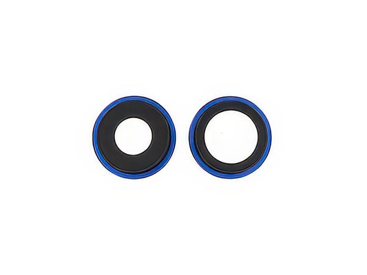 Anello Esterno Camera Posteriore Kit 2 Camere Blu per Apple iPhone 16