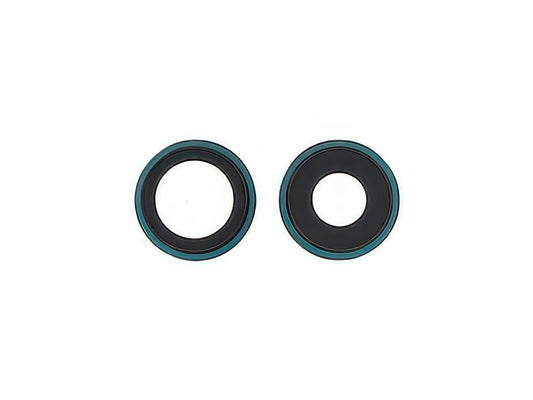 Anello Esterno Camera Posteriore Kit 2 Camere Verde per Apple iPhone 16