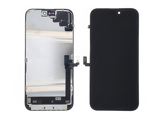 Display Lcd Rigenerato con flat Sensore prossimità qualità Premium Pro per Apple iPhone 16 Plus