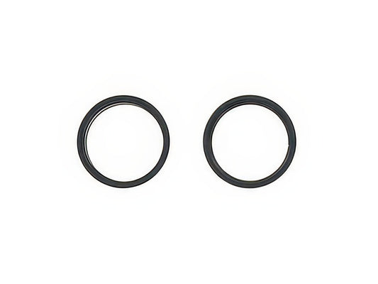 Anello Esterno Camera Posteriore Kit 2 Camere Nero per Apple iPhone 16 Plus