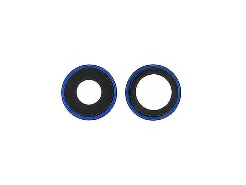 Anello Esterno Camera Posteriore Kit 2 Camere Blu per Apple iPhone 16 Plus