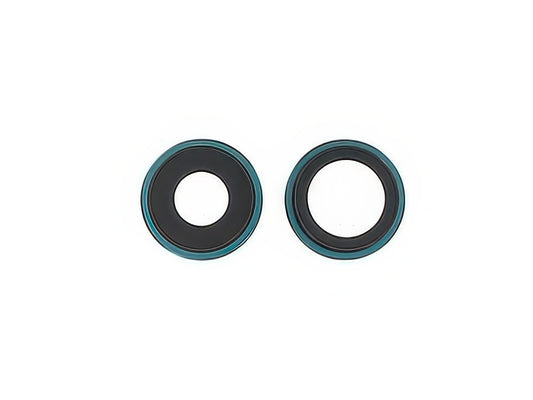 Anello Esterno Camera Posteriore Kit 2 Camere Verde per Apple iPhone 16 Plus