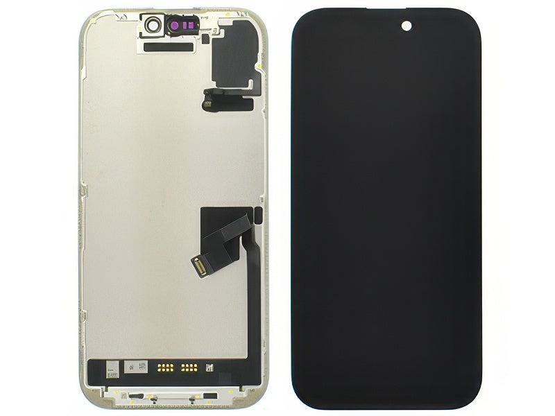 Display Lcd Rigenerato con flat Sensore prossimità qualità Premium Pro per Apple iPhone 16 Pro