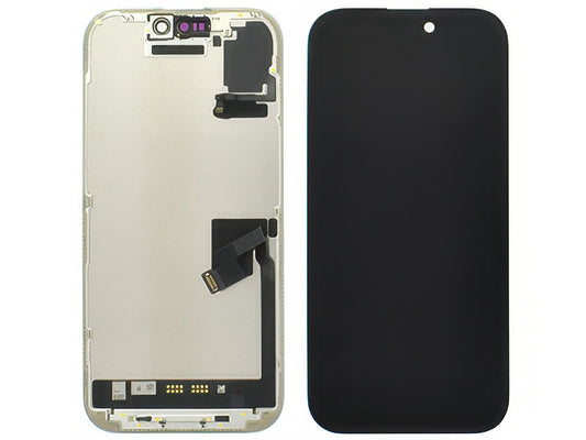 Display Lcd Rigenerato con flat Sensore prossimità qualità Premium Pro per Apple iPhone 16 Pro