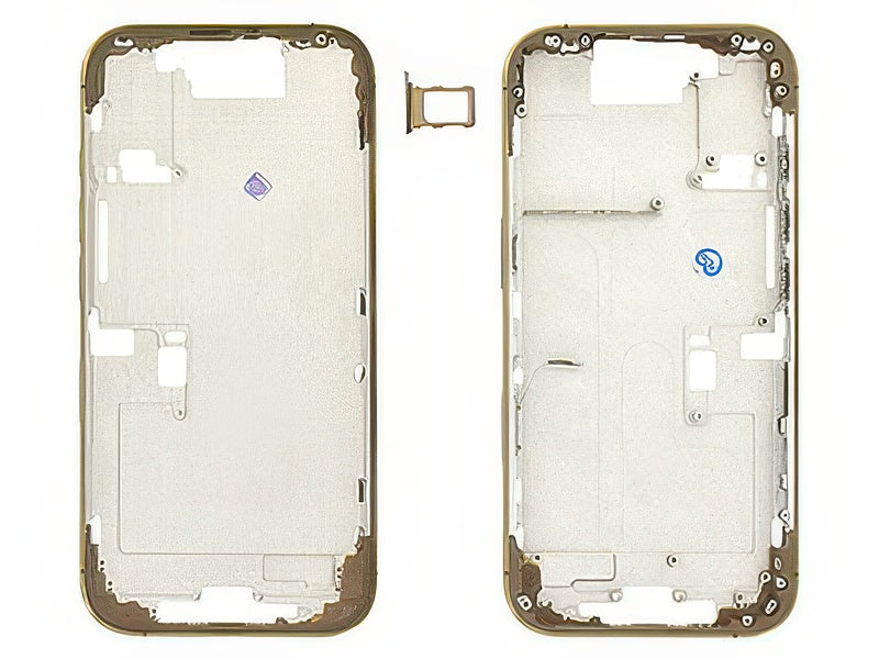 Frame in metallo + Tasti Laterali + Sportellino Desert Titanium per Apple iPhone 16 Pro