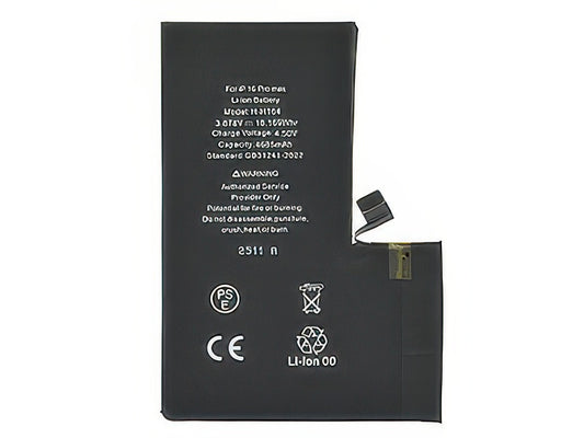 Batteria 4685 mAh qualità Premium Pro Celle AAA+ - Nuove zero cicli per Apple iPhone 16 Pro Max