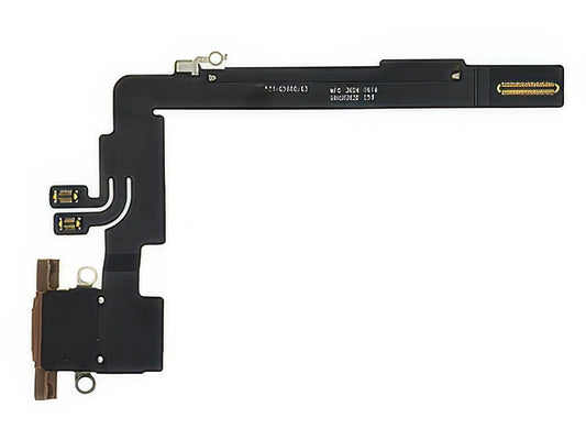 Flat Cable + Connettore Ricarica Titanium Sand senza logo per Apple iPhone 16 Pro Max