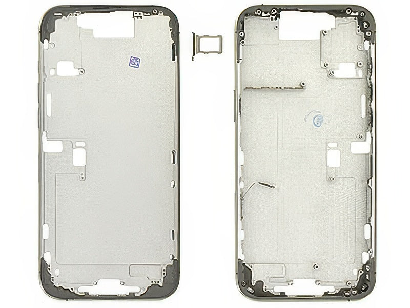 Frame in metallo + Tasti Laterali + Sportellino Natural Titanium per Apple iPhone 16 Pro Max