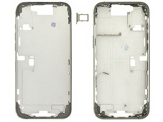 Frame in metallo + Tasti Laterali + Sportellino Natural Titanium per Apple iPhone 16 Pro Max