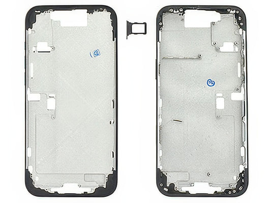 Frame in metallo + Tasti Laterali + Sportellino Sim Nero per Apple iPhone 16 Pro Max