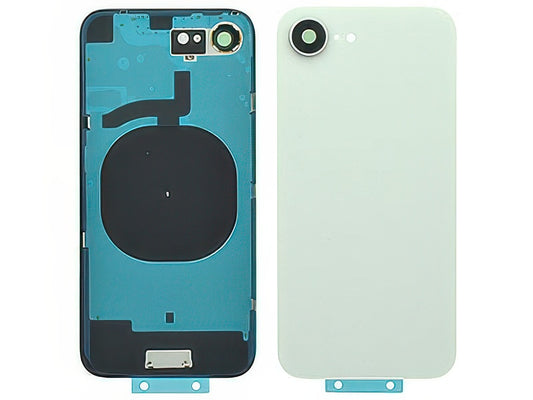 Cover Batteria + Vetrino Camera Bianco per Apple iPhone 16e