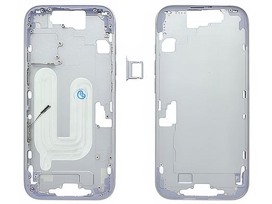 Frame in metallo + Tasti Laterali Viola per Apple iPhone 17