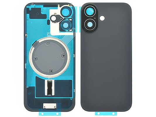 Cover Batteria Magnetica + Vetrino Camera Nero per Apple iPhone 17