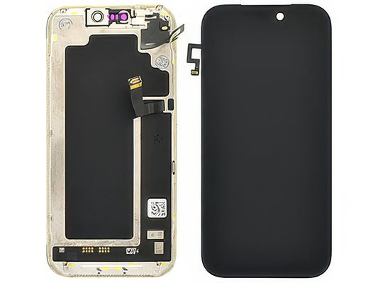 Display Lcd Rigenerato con flat Sensore prossimità qualità Premium Pro per Apple iPhone 17 Pro