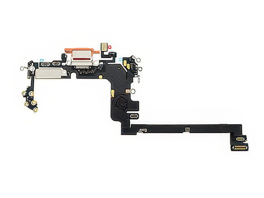 Flat Cable + Connettore Ricarica Vers. Sim + Esim Arancione senza logo per Apple iPhone 17 Pro