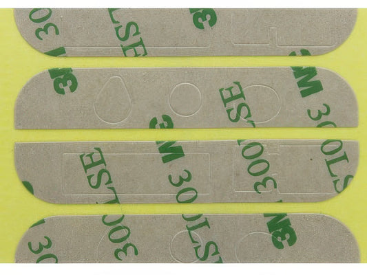 Kit Biadesivo per Decorazioni Superiore e Inferiore Cover Batteria per Apple iPhone 5