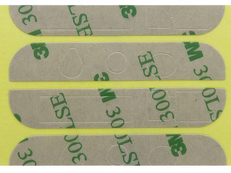 Kit Biadesivo per Decorazioni Superiore e Inferiore Cover Batteria per Apple iPhone 5S