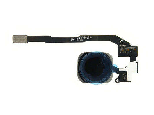 Tasto Joystick Esterno + Flat Cable ottima qualità Nero - No Lettore d'Impronta per Apple iPhone 5S