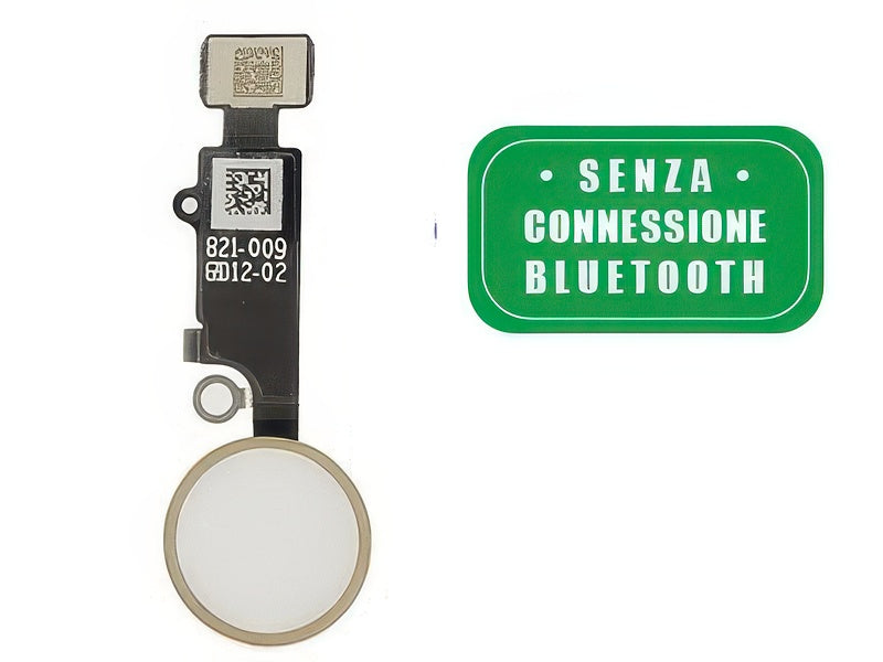 Tasto Joystick Esterno + Flat Cable Oro - No Lettore Impronta per Apple iPhone 8