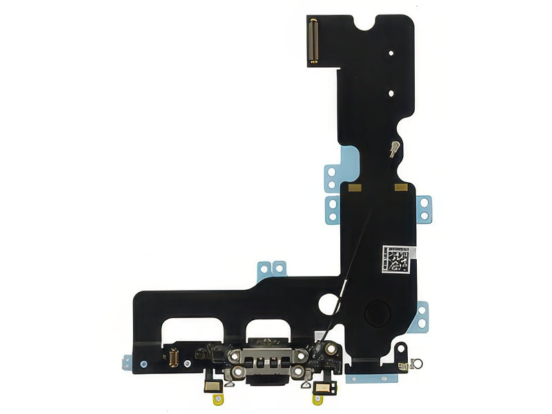 Flat cable + Connettore Ricarica + Microfono Nero senza logo per Apple iPhone 7 Plus