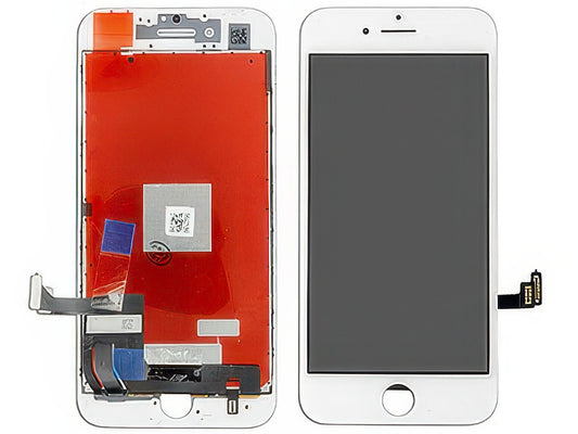 Display Lcd Bianco qualità Standard Matrice Compatibile New tech per Apple iPhone 8