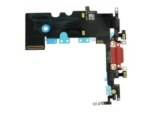 Flat cable + Connettore Ricarica + Microfono Rosso senza logo per Apple iPhone SE 2020