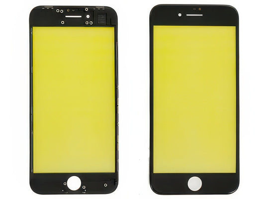 Frame cornice lcd + Vetrino - Qualità Ottima Assemblato Nero per Apple iPhone 8
