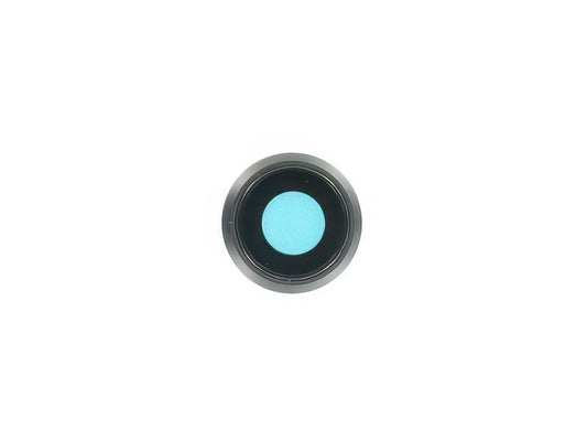 Anello Esterno Camera Posteriore + Vetrino Nero per Apple iPhone SE 2020